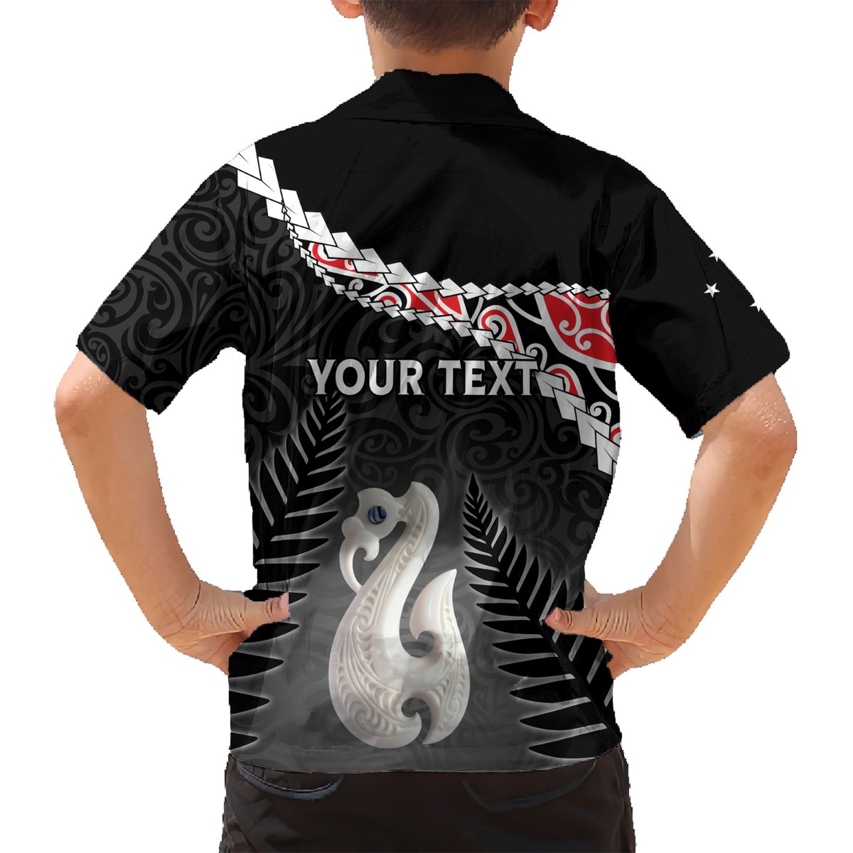 Personalised New Zealand Maori Hawaiian Shirt Manaia Mix Koru LT7 - Polynesian Pride