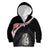 Personalised New Zealand Maori Kid Hoodie Manaia Mix Koru LT7 Zip Hoodie Black - Polynesian Pride