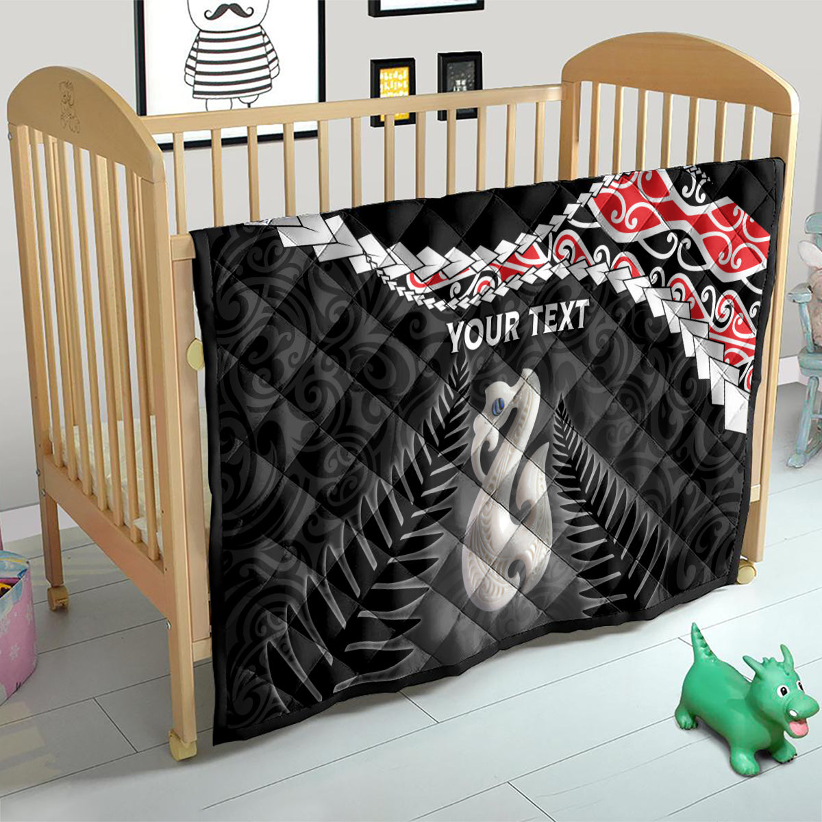 Personalised New Zealand Maori Quilt Manaia Mix Koru LT7 - Polynesian Pride