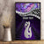 Personalised New Zealand Maori Canvas Wall Art Manaia Paua Shell Purple LT7 - Polynesian Pride