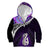 Personalised New Zealand Maori Kid Hoodie Manaia Paua Shell Purple LT7 Zip Hoodie Purple - Polynesian Pride