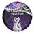 Personalised New Zealand Maori Spare Tire Cover Manaia Paua Shell Purple LT7 - Polynesian Pride