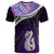 Personalised New Zealand Maori T Shirt Manaia Paua Shell Purple LT7 Purple - Polynesian Pride