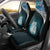 Personalised New Zealand Maori Car Seat Cover Manaia Paua Shell Turquoise LT7 - Polynesian Pride