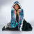 Personalised New Zealand Maori Hooded Blanket Manaia Paua Shell Turquoise LT7 - Polynesian Pride