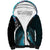 Personalised New Zealand Maori Sherpa Hoodie Manaia Paua Shell Turquoise LT7 Unisex Turquoise - Polynesian Pride