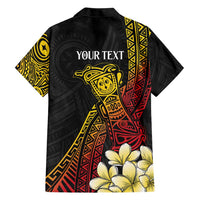 Personalized Papua New Guinea Hawaiian Shirt Kundu Drum Carving Motifs LT7 - Polynesian Pride
