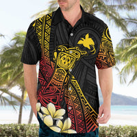 Personalized Papua New Guinea Hawaiian Shirt Kundu Drum Carving Motifs LT7 - Polynesian Pride