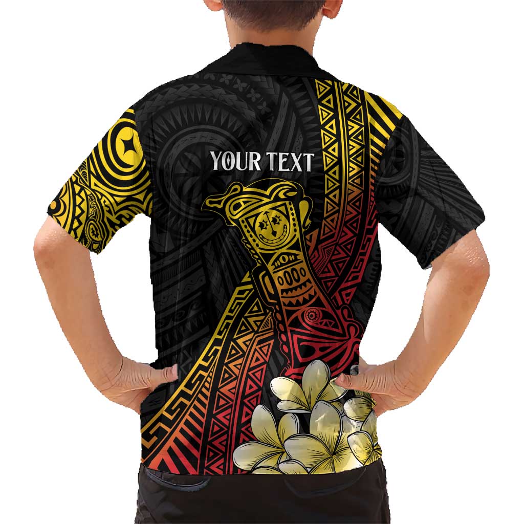 Personalized Papua New Guinea Hawaiian Shirt Kundu Drum Carving Motifs LT7 - Polynesian Pride
