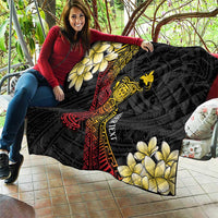 Personalized Papua New Guinea Quilt Kundu Drum Carving Motifs