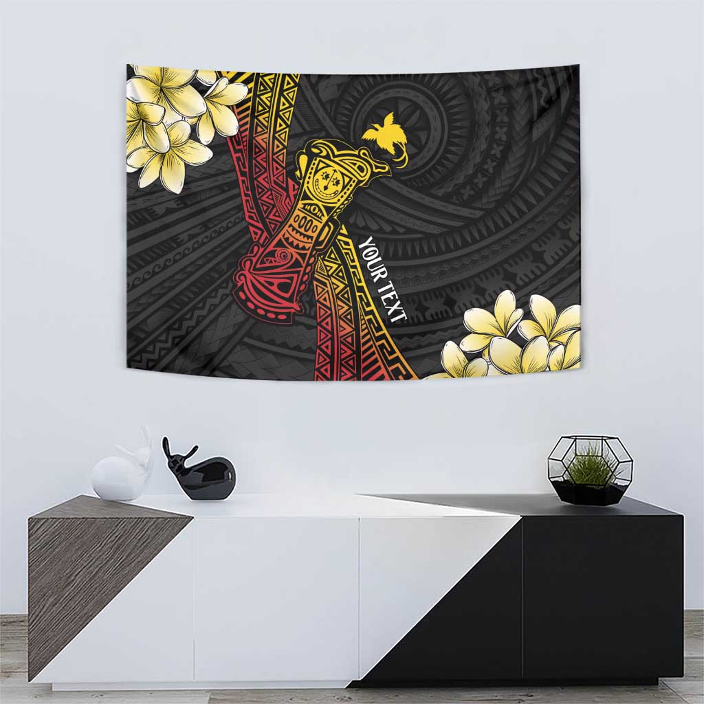 Personalized Papua New Guinea Tapestry Kundu Drum Carving Motifs