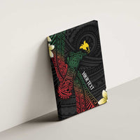 Personalized Papua New Guinea Canvas Wall Art Kundu Drum Motifs - Sepik Colors LT7 - Polynesian Pride