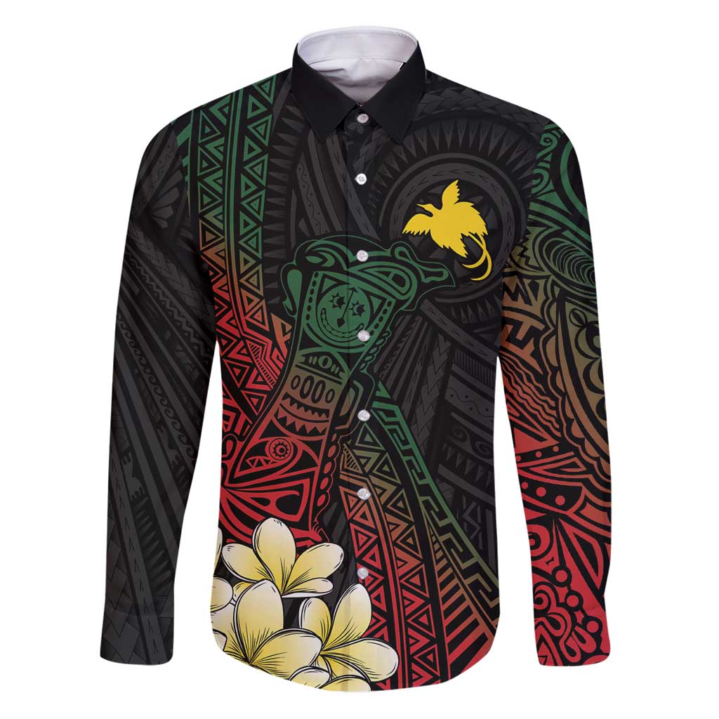 Personalized Papua New Guinea Family Matching Puletasi and Hawaiian Shirt Kundu Drum Motifs - Sepik Colors