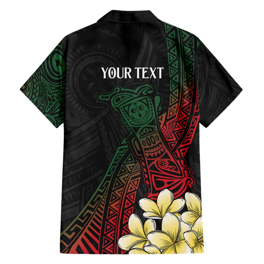Personalized Papua New Guinea Family Matching Tank Maxi Dress and Hawaiian Shirt Kundu Drum Motifs - Sepik Colors