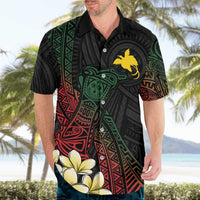 Personalized Papua New Guinea Hawaiian Shirt Kundu Drum Motifs - Sepik Colors LT7 - Polynesian Pride