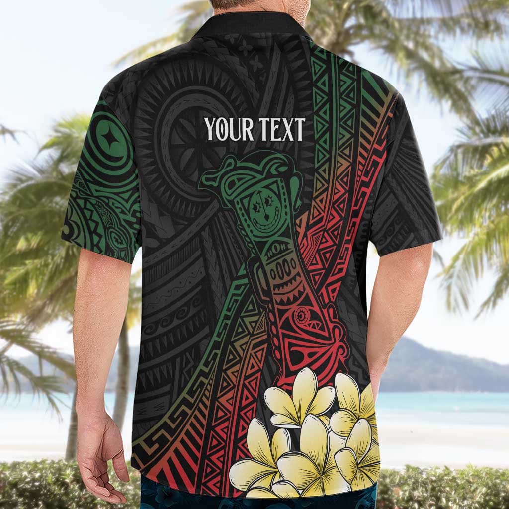Personalized Papua New Guinea Hawaiian Shirt Kundu Drum Motifs - Sepik Colors LT7 - Polynesian Pride