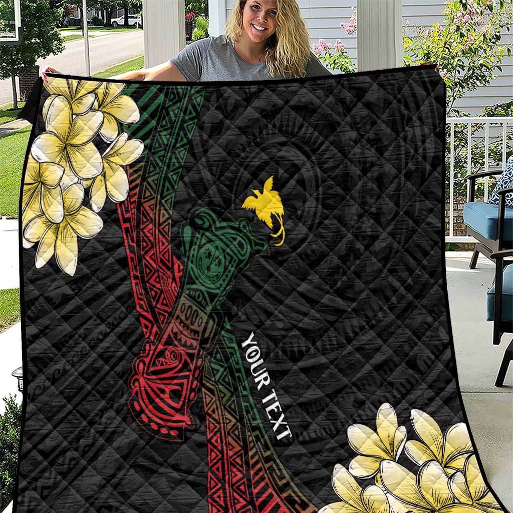 Personalized Papua New Guinea Quilt Kundu Drum Motifs - Sepik Colors