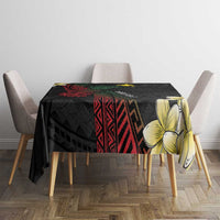 Personalized Papua New Guinea Tablecloth Kundu Drum Motifs - Sepik Colors LT7 - Polynesian Pride