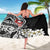 Bula Fiji Tagimaucia Mix Plumeria Masi Tapa Sarong Black