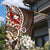 Bula Fiji Tagimaucia Mix Plumeria Masi Tapa Garden Flag Brown