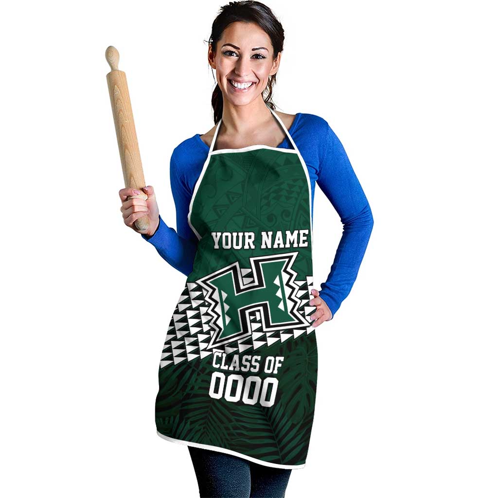 Hawaii Rainbow Warriors Alumni Custom Apron Kanaka Arrows Tropical Vibes LT7 - Polynesian Pride