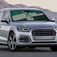 Hawaii Rainbow Warriors Alumni Custom Auto Sun Shade Kanaka Arrows Tropical Vibes