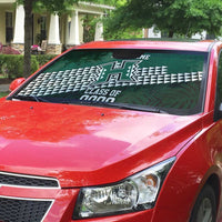 Hawaii Rainbow Warriors Alumni Custom Auto Sun Shade Kanaka Arrows Tropical Vibes