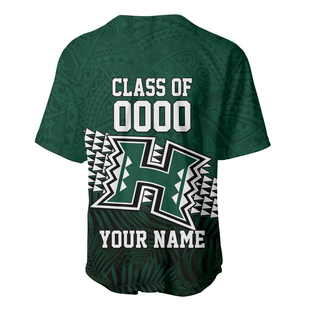 Hawaii Rainbow Warriors Alumni Custom Baseball Jersey Kanaka Arrows Tropical Vibes LT7 - Polynesian Pride