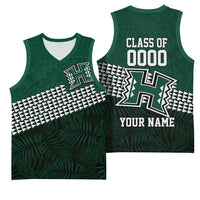 Hawaii Rainbow Warriors Alumni Custom Basketball Jersey Kanaka Arrows Tropical Vibes LT7 - Polynesian Pride