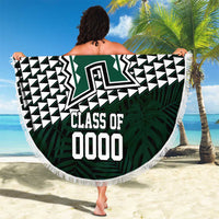 Hawaii Rainbow Warriors Alumni Custom Beach Blanket Kanaka Arrows Tropical Vibes LT7 - Polynesian Pride