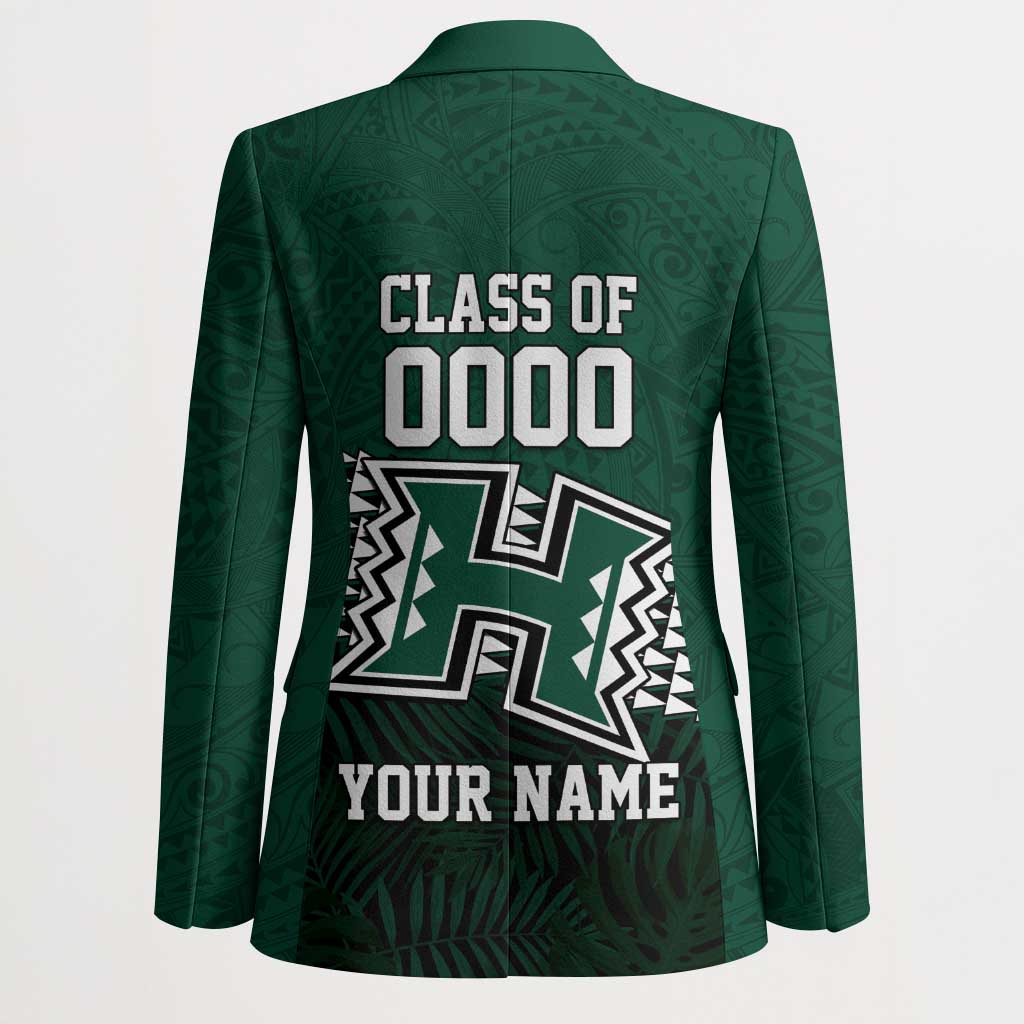 Hawaii Rainbow Warriors Alumni Custom Blazer Kanaka Arrows Tropical Vibes LT7 - Polynesian Pride