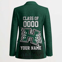 Hawaii Rainbow Warriors Alumni Custom Blazer Kanaka Arrows Tropical Vibes LT7 - Polynesian Pride