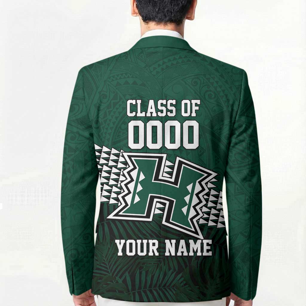 Hawaii Rainbow Warriors Alumni Custom Blazer Kanaka Arrows Tropical Vibes LT7 - Polynesian Pride