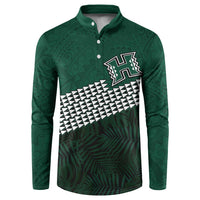 Hawaii Rainbow Warriors Alumni Custom Button Sweatshirt Kanaka Arrows Tropical Vibes