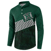 Hawaii Rainbow Warriors Alumni Custom Button Sweatshirt Kanaka Arrows Tropical Vibes