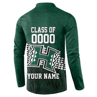 Hawaii Rainbow Warriors Alumni Custom Button Sweatshirt Kanaka Arrows Tropical Vibes