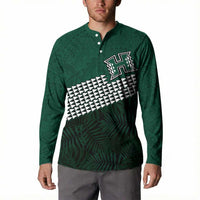 Hawaii Rainbow Warriors Alumni Custom Button Sweatshirt Kanaka Arrows Tropical Vibes