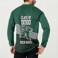 Hawaii Rainbow Warriors Alumni Custom Button Sweatshirt Kanaka Arrows Tropical Vibes