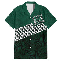 Hawaii Rainbow Warriors Alumni Custom Hawaiian Shirt Kanaka Arrows Tropical Vibes LT7 Green - Polynesian Pride