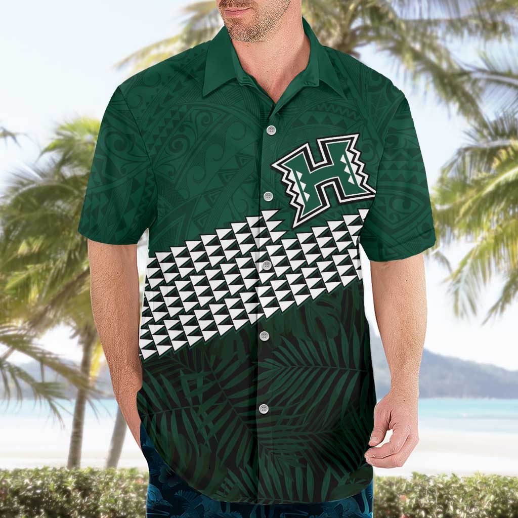 Hawaii Rainbow Warriors Alumni Custom Hawaiian Shirt Kanaka Arrows Tropical Vibes LT7 - Polynesian Pride