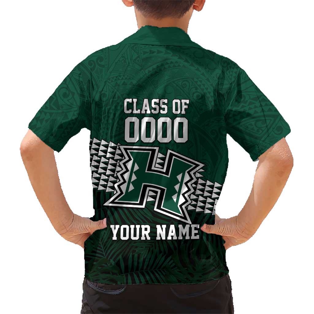 Hawaii Rainbow Warriors Alumni Custom Kid Hawaiian Shirt Kanaka Arrows Tropical Vibes LT7 - Polynesian Pride
