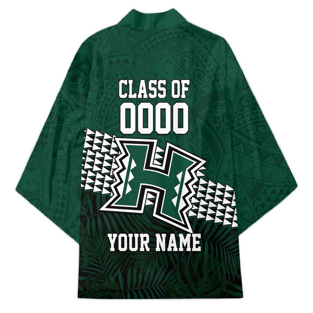Hawaii Rainbow Warriors Alumni Custom Kimono Kanaka Arrows Tropical Vibes LT7 - Polynesian Pride