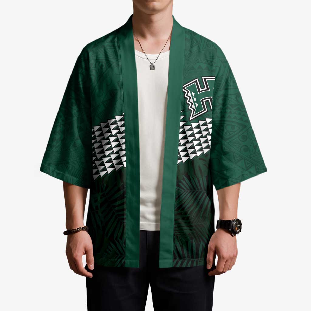 Hawaii Rainbow Warriors Alumni Custom Kimono Kanaka Arrows Tropical Vibes LT7 - Polynesian Pride