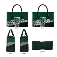 Hawaii Rainbow Warriors Alumni Custom Leather Bag Kanaka Arrows Tropical Vibes LT7 - Polynesian Pride