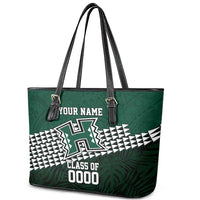 Hawaii Rainbow Warriors Alumni Custom Leather Tote Bag Kanaka Arrows Tropical Vibes LT7 - Polynesian Pride