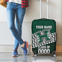 Hawaii Rainbow Warriors Alumni Custom Luggage Cover Kanaka Arrows Tropical Vibes LT7 - Polynesian Pride