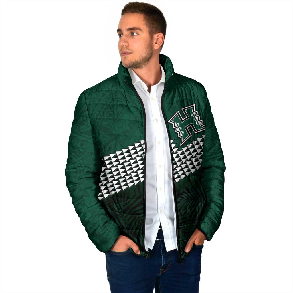 Hawaii Rainbow Warriors Alumni Custom Padded Jacket Kanaka Arrows Tropical Vibes LT7 - Polynesian Pride