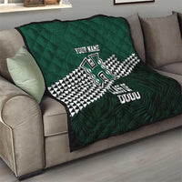 Hawaii Rainbow Warriors Alumni Custom Quilt Kanaka Arrows Tropical Vibes
