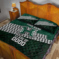 Hawaii Rainbow Warriors Alumni Custom Quilt Bed Set Kanaka Arrows Tropical Vibes LT7 - Polynesian Pride