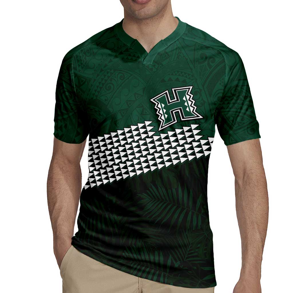 Hawaii Rainbow Warriors Alumni Custom Rugby Jersey Kanaka Arrows Tropical Vibes LT7 - Polynesian Pride